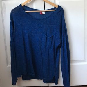 Sweater with front pocket